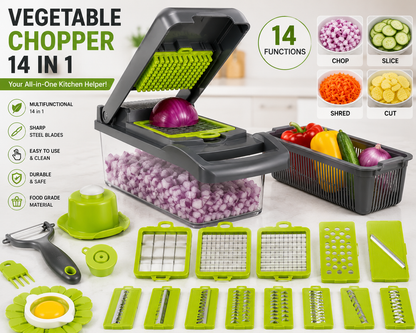 Vegetable chopper 14in 1